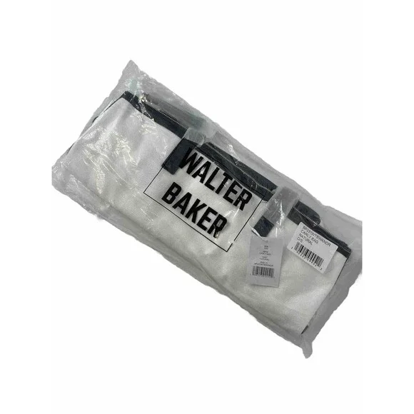 Walter Baker Carly White and Black Canvas Daytripper Bag, New, MSRP $198 - Picture 8 of 8